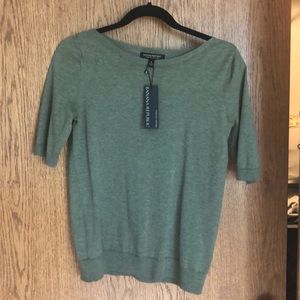 Banana Republic cotton quarter length sweater